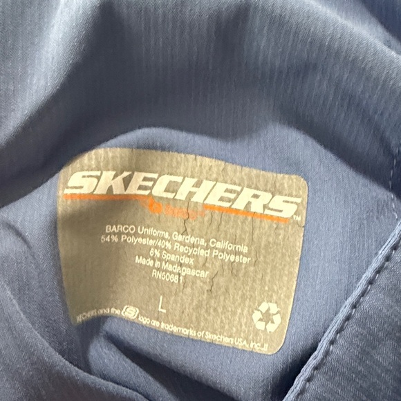 Skechers Ceil Blue Straight Leg Cargo Scrub Set.  Sz XL/L - Picture 14 of 17